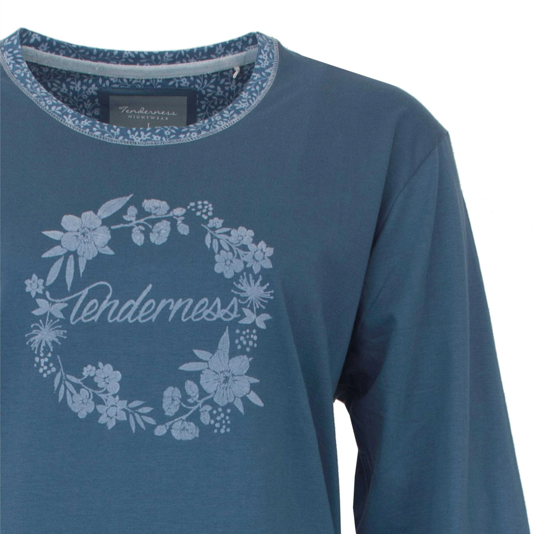 Tenderness Dames Tricot Pyjama Petrol