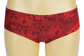J&C Dames Hipster Invisible Bloem