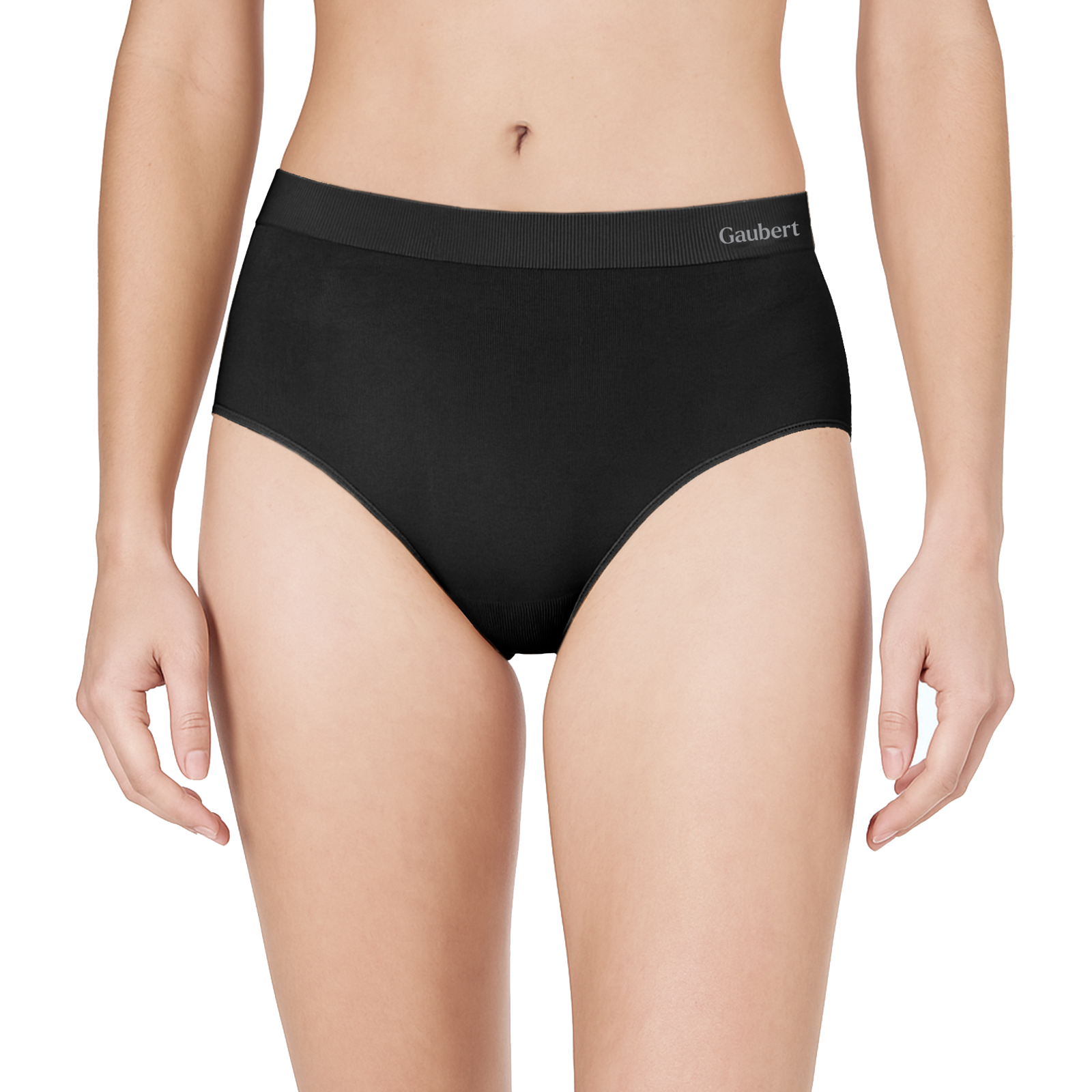 Gaubert Dames Bamboe Midi Slip Zwart 6-Pak