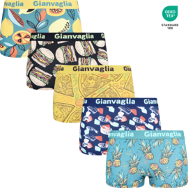 Gianvaglia deluxe 5-Pak Dames Katoenen Boxer