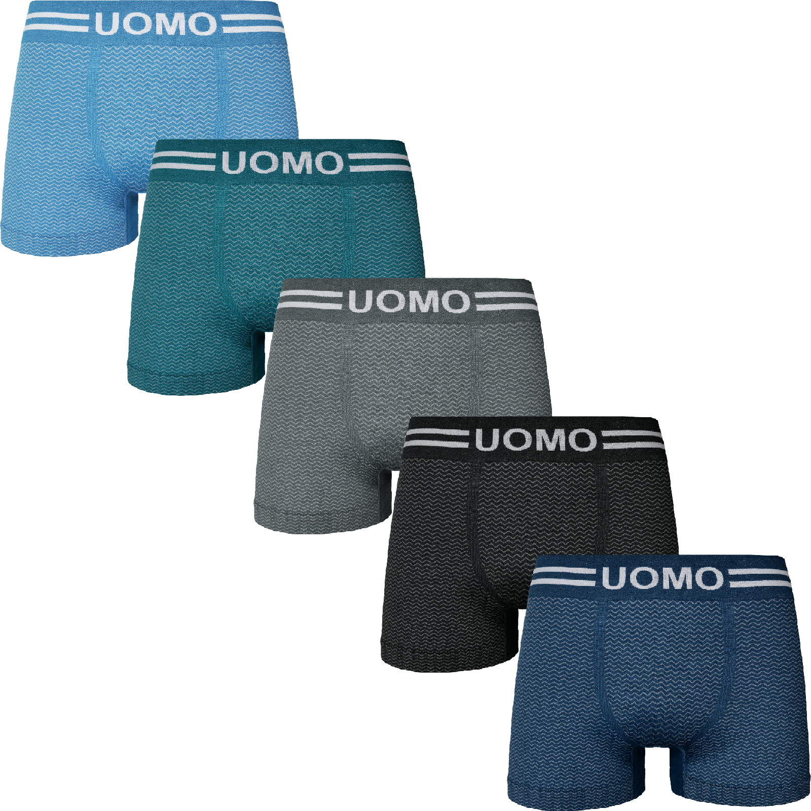 Uomo Basic Boxer Naadloos 10-Pak Heren