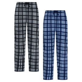 Pyjamabroek Micro Fleece Heren Gaubert 2-Pak