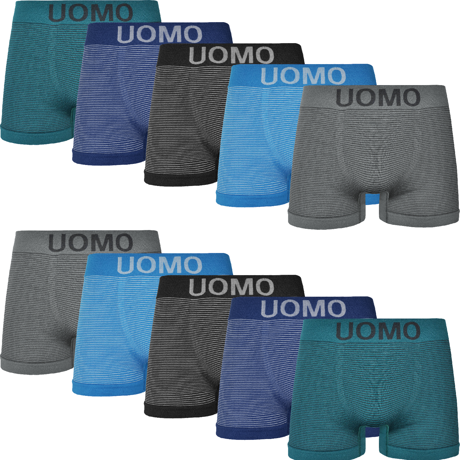 Naadloze Heren Boxershort Uomo 5-Pak