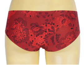 J&C Dames Hipster Invisible Bloem