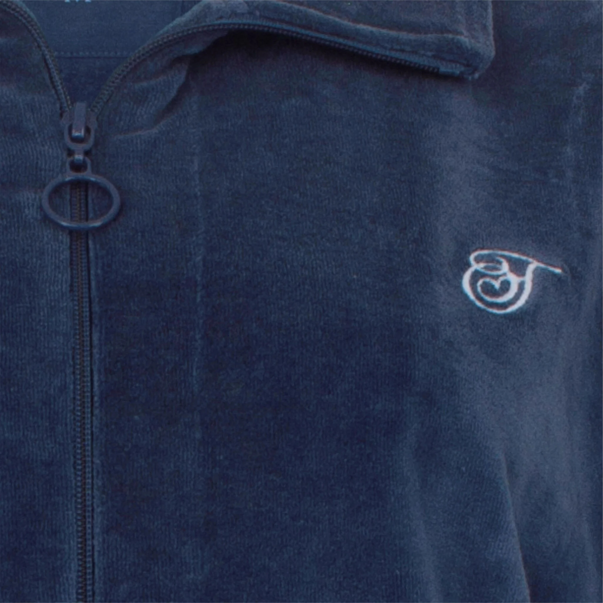 Tenderness Dames Huispak Velours Blauw