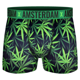 Wietblad Boxershort Amsterdam Heren