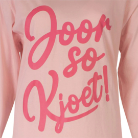 Dames Big Shirt Lange Mouwen Roze