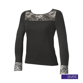 AVET 77896 DAMES SHIRT LANGE MOUW TENCEL