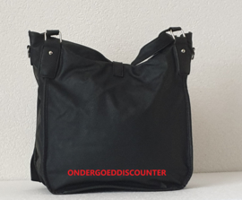 TWO IN ONE BAG HANDTAS SCHOUDERTAS ZWART
