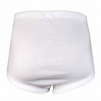 Startex Heren Slip Hoog Wit met Rib 2-Pak
