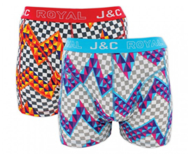J&C Royal Heren Boxer H224 2-Pak