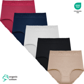 Biologisch Katoenen Slip Gaubert Dames 5-Pak