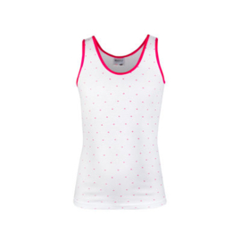 Beeren Meisjes Hemd Roze Stip Breed Bandje