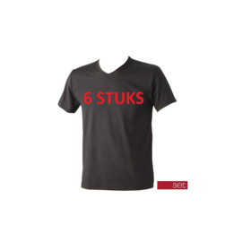 Heren T-Shirt SET 56078 Microfiber 6 stuks