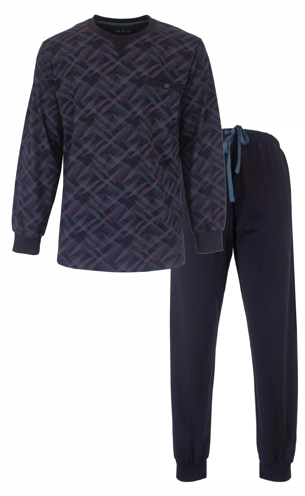 MEQ Pyjama Ronde Hals Heren Tricot