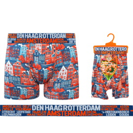 Holland City Boxershort Heren Huisjes