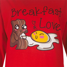 Temptation Bigshirt Lange Mouw Breakfast
