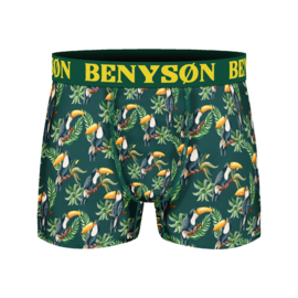 Benyson Viscose Boxer Heren Animal 5-pak