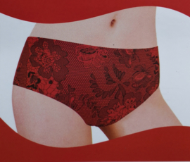 J&C Dames Hipster Invisible Bloem