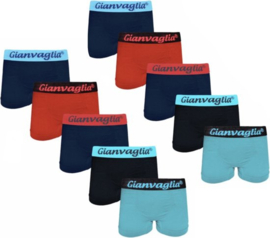 Gianvaglia Deluxe Jongens Microfiber Boxershort 10-Pak