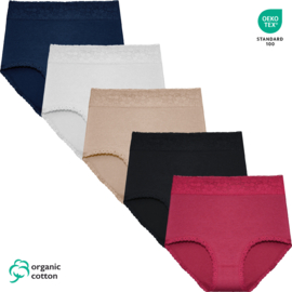 Biologisch Katoenen Slip Gaubert Dames 5-Pak