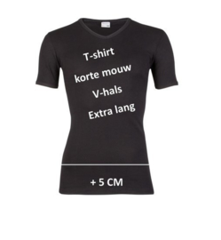 Beeren Heren T-Shirt Extra Lang V-Hals