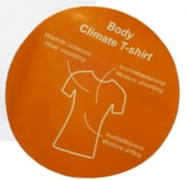 Beeren Body Climate T- Shirt Wit V-Hals