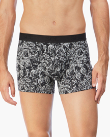 Heren Set Short 18102 Blad Zwart