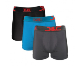 J&C Heren Boxer Microfiber 3-PAK