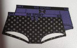 GS Sport Meisjes Boxershort Strikje 2-Pak