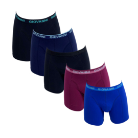 Giovanni Boxershort Giftbox Heren 5 Stuks