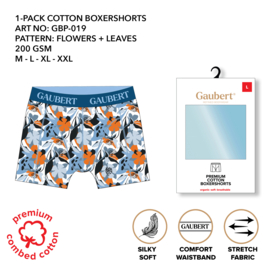 Gaubert Boxer Heren Flowers + Leaves