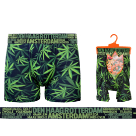 Holland City Heren Boxershort Cannabis