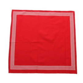 Rode Zakdoek Origineel 63x63 cm