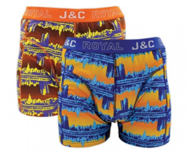 J&C Heren Boxershort 2-PAK H225