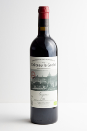 Côtes de Bourg "origines"  Tête de cuvée. Chateau La Grolet Bordeaux. Biodynamische wijn.