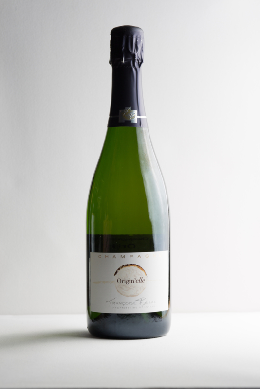 Champagne "Origin'Elle" Extra-Brut, Francoise Bedel & Fils. Biodynamische wijn.