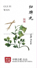 Gui pi wan - Lilly Form - 归脾丸