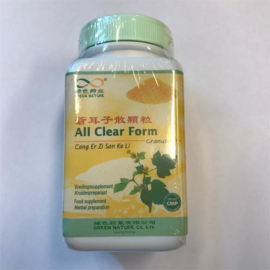 Cang Er Zi San Ke Li - All Clear Granules -  All Clear form