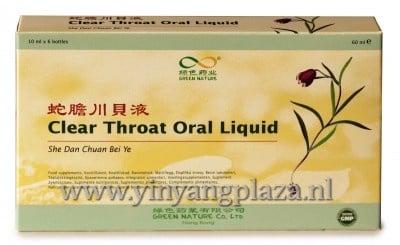 She Dan Chuan Bei Ye - Clear Throat oral liquid 6 flesjes