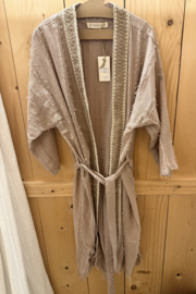 Kimono Dhalias Oud Roze