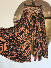 Silky Broekrok Oranje/Zwart