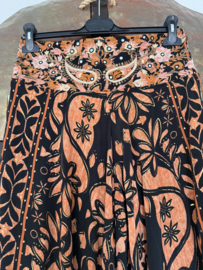 Silky Broekrok Oranje/Zwart