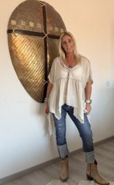 Boho Blouse Beige