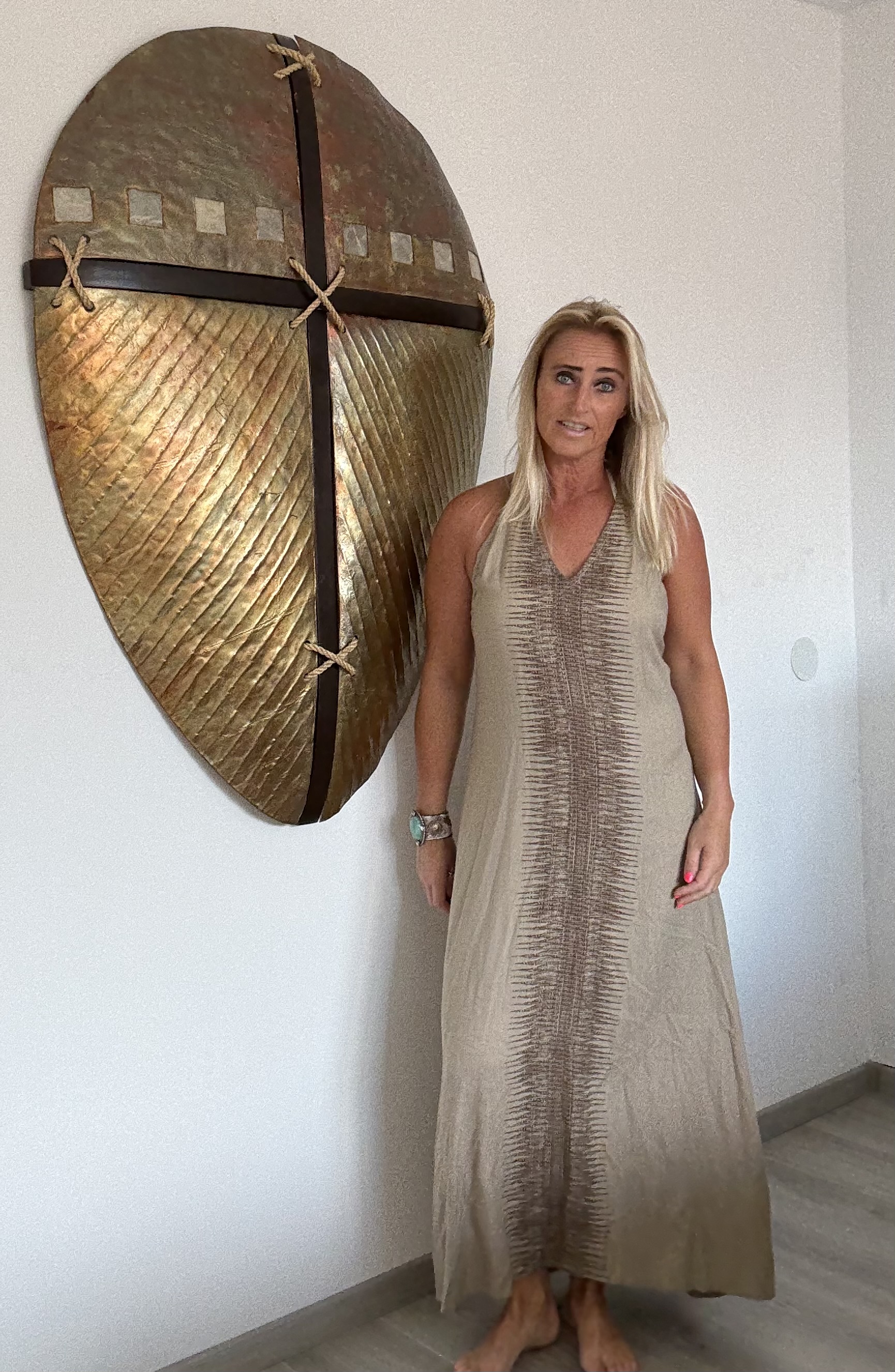 Niut Print Dress Sand