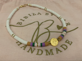 Bibiza By Bar Coin Colours Ketting Lila