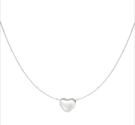 Ketting Heart Zilver