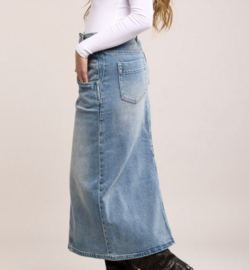 Toxik Jeans Double Waist Rok Blauw