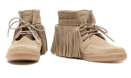 Cha-Label Sneaker Fringe Mushroom
