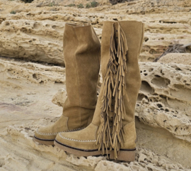 Moc Alta Fringe Kaki
